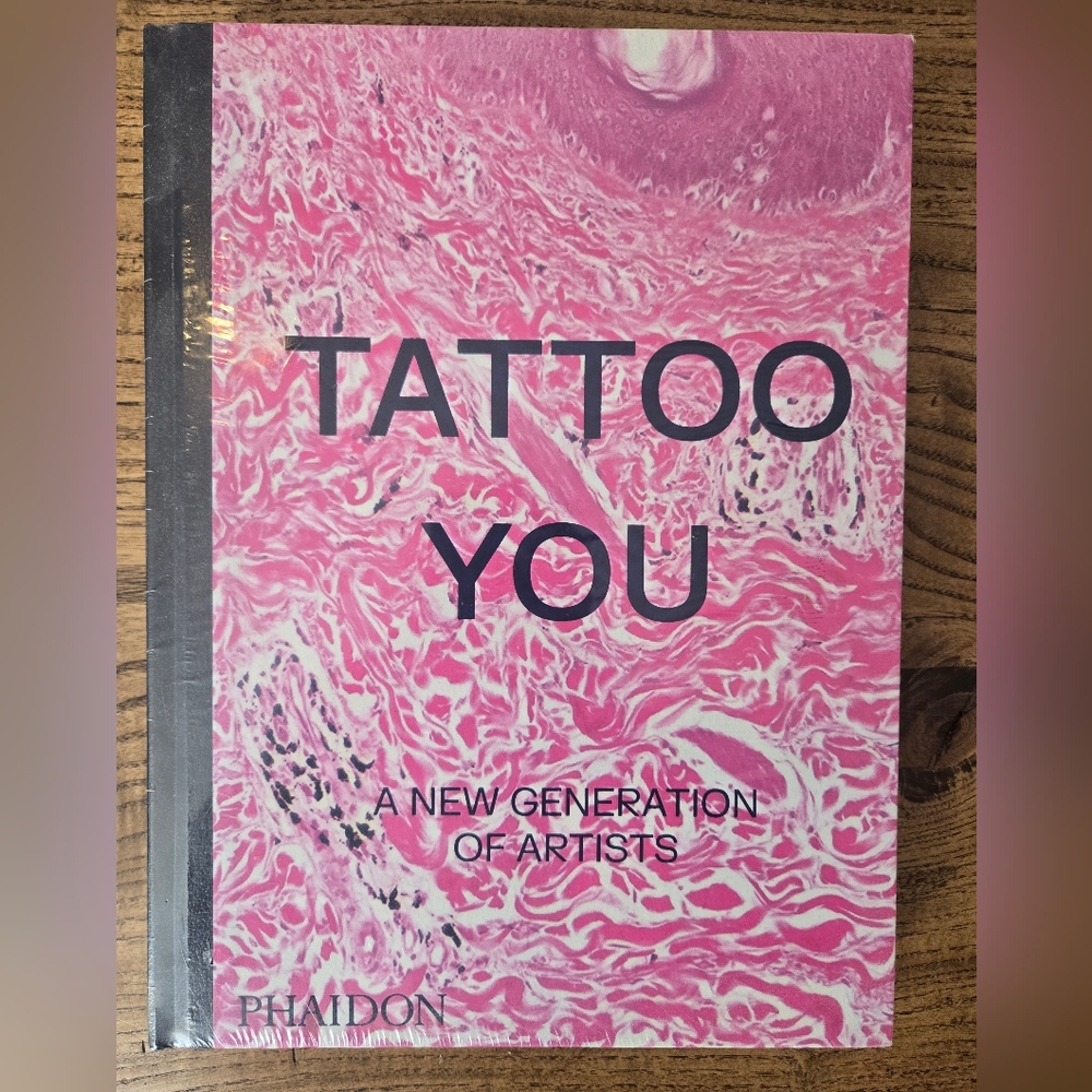 Phaidon Pink and Black Tattoo Art Book Coffee Table Book
